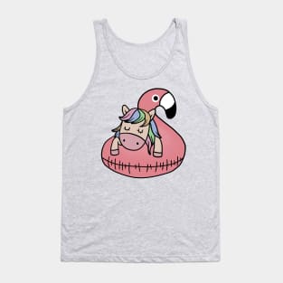 flamingo unicorn Tank Top